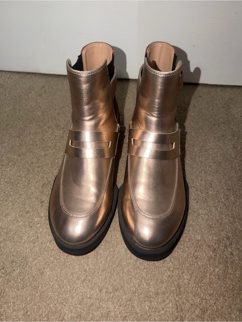 Free People Nappa Boots x Farylrobin Vegan Leather Ankle Boots Size 10